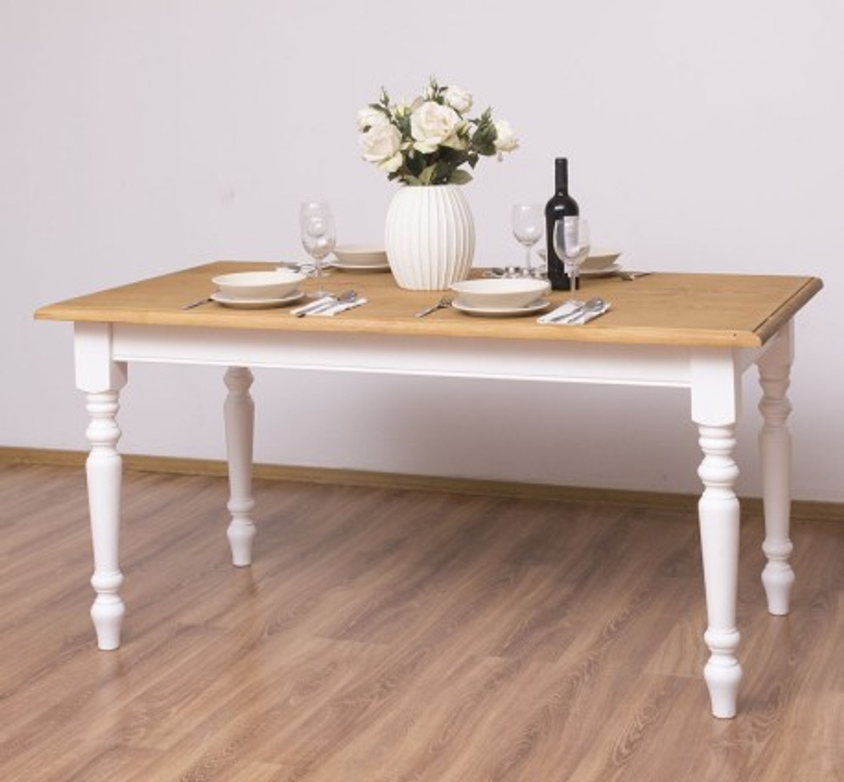 Casa Padrino Esstisch im Landhausstil, 180 x 90 x 78 cm Casa Padrino Esstisch im Landhausstil, 180 x 90 x 78 cm