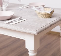 Casa Padrino Esstisch im Landhausstil mit Eichenholzplatte, 180 x 90 x 78 cm Casa Padrino Esstisch im Landhausstil mit Eichenholzplatte, 180 x 90 x 78 cm
