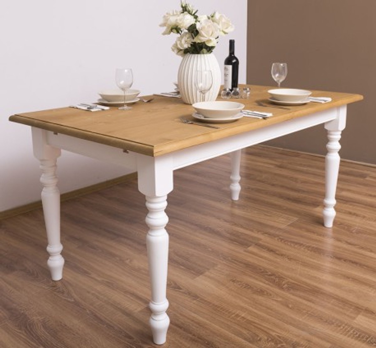 Casa Padrino Esstisch im Landhausstil, 210 x 90 x 78 cm Casa Padrino Esstisch im Landhausstil, 210 x 90 x 78 cm