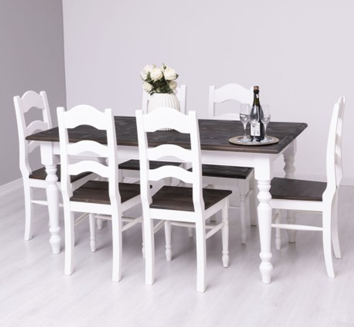 Casa Padrino Esstisch im Landhausstil, 210 x 90 x 78 cm Casa Padrino Esstisch im Landhausstil, 210 x 90 x 78 cm