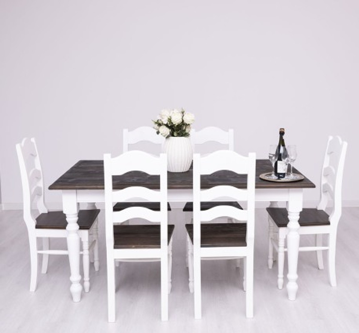 Casa Padrino Esstisch im Landhausstil, 210 x 90 x 78 cm Casa Padrino Esstisch im Landhausstil, 210 x 90 x 78 cm