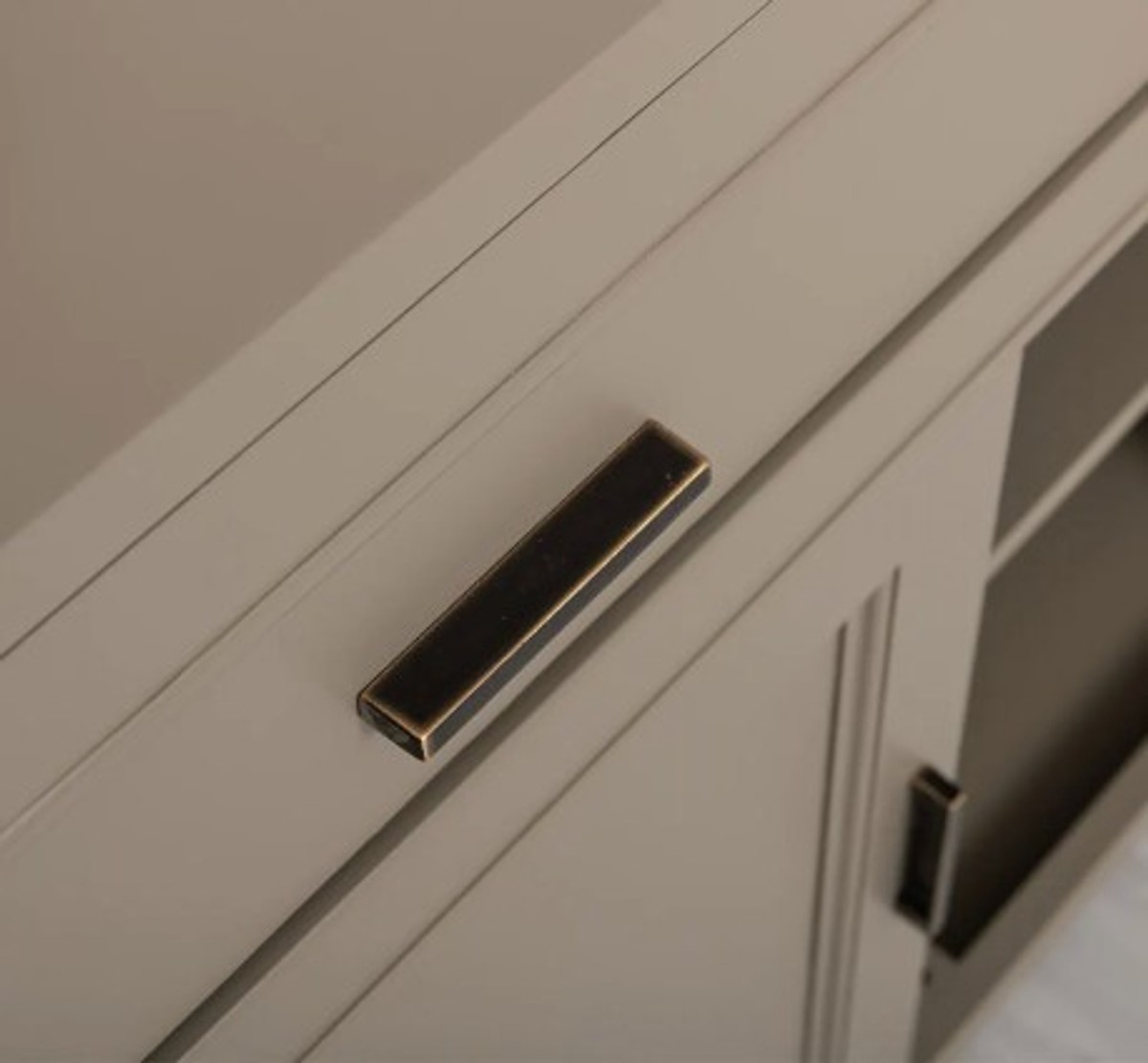 Casa Padrino Kommode im Landhausstil mit 2 Türen und 1 Schublade, 100 x 35 x 90 cm