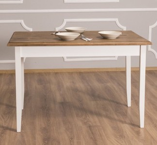 Casa Padrino Mesa de comedor estilo rústico, 120 x 70 x 78 cm Casa Padrino Mesa de comedor estilo rústico, 120 x 70 x 78 cm