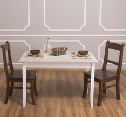 Casa Padrino Mesa de comedor estilo rústico, 120 x 70 x 78 cm Casa Padrino Mesa de comedor estilo rústico, 120 x 70 x 78 cm
