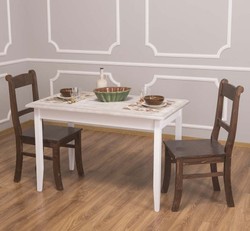 Casa Padrino Mesa de comedor estilo rústico, 120 x 70 x 78 cm Casa Padrino Mesa de comedor estilo rústico, 120 x 70 x 78 cm