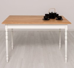 Casa Padrino Esstisch im Landhausstil mit Eichenholzplatte, 120 x 70 x 78 cm Casa Padrino Esstisch im Landhausstil mit Eichenholzplatte, 120 x 70 x 78 cm