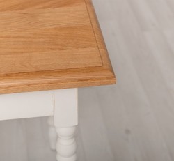 Casa Padrino Esstisch im Landhausstil mit Eichenholzplatte, 120 x 70 x 78 cm Casa Padrino Esstisch im Landhausstil mit Eichenholzplatte, 120 x 70 x 78 cm