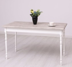 Casa Padrino Mesa de comedor estilo rústico, 140 x 70 x 78 cm Casa Padrino Mesa de comedor estilo rústico, 140 x 70 x 78 cm