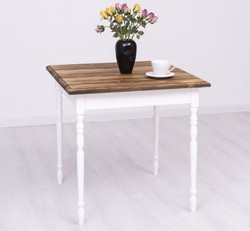 Casa Padrino Esstisch im Landhausstil, 80 x 80 x 78 cm Casa Padrino Esstisch im Landhausstil, 80 x 80 x 78 cm