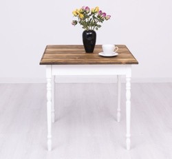 Casa Padrino Esstisch im Landhausstil, 80 x 80 x 78 cm Casa Padrino Esstisch im Landhausstil, 80 x 80 x 78 cm