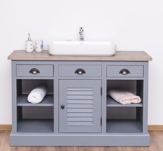 Casa Padrino Meuble-lavabo style campagne, 120 x 51 x 75 cm Casa Padrino Meuble-lavabo style campagne, 120 x 51 x 75 cm