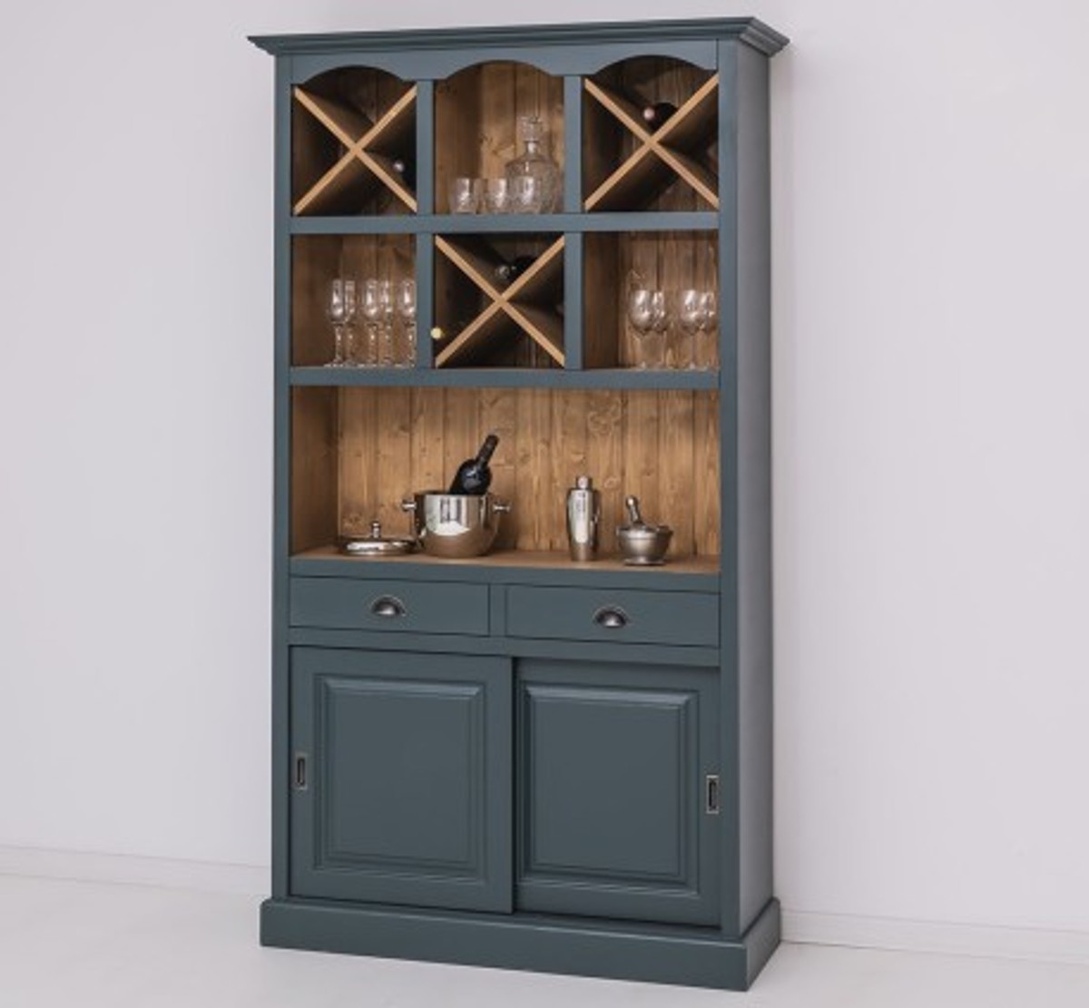 Casa Padrino Mostrador estilo rústico, 120 x 41 x 210 cm Casa Padrino Mostrador estilo rústico, 120 x 41 x 210 cm