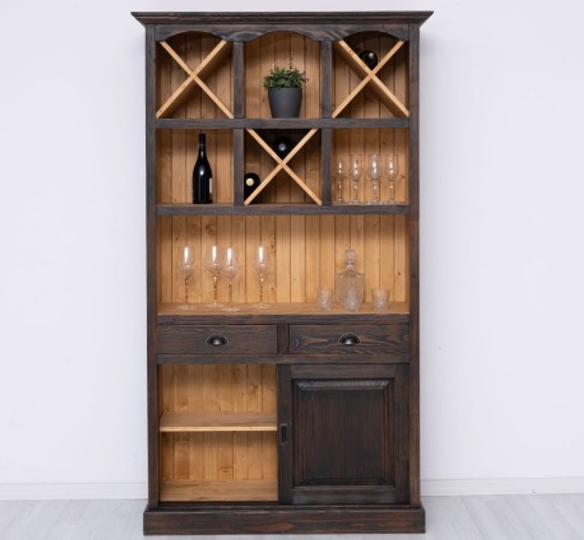 Casa Padrino Mostrador estilo rústico, 120 x 41 x 210 cm Casa Padrino Mostrador estilo rústico, 120 x 41 x 210 cm
