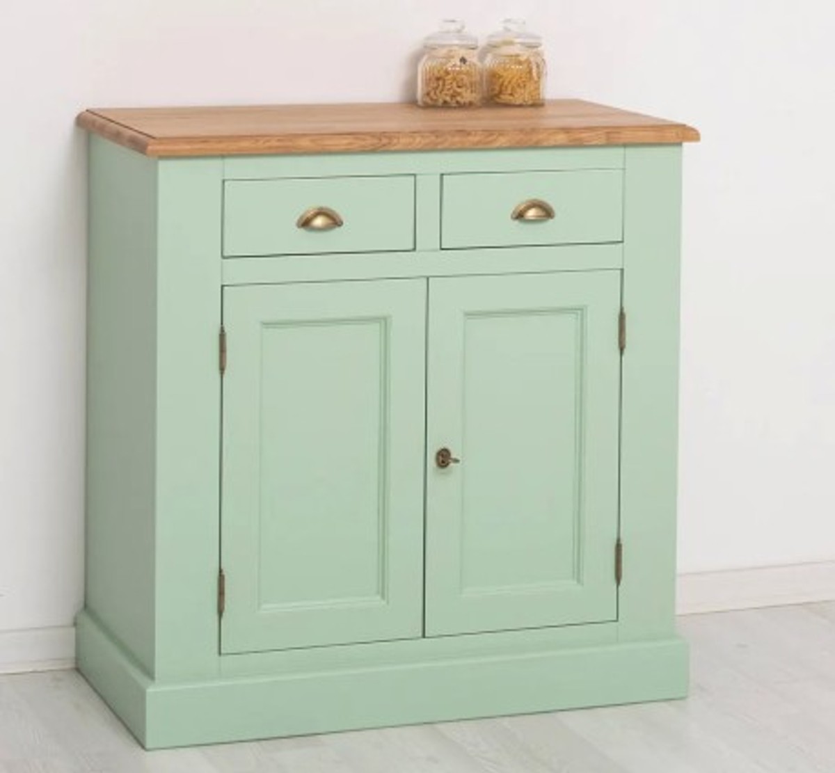 Casa Padrino Sideboard im Landhausstil mit 2 Türen und 2 Schubladen, 90 x 47 x 93 cm