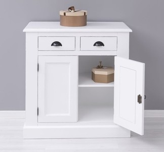 Casa Padrino Sideboard im Landhausstil mit 2 Türen und 2 Schubladen, 90 x 47 x 93 cm