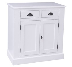 Casa Padrino Sideboard im Landhausstil mit 2 Türen und 2 Schubladen, 90 x 47 x 93 cm Casa Padrino Sideboard im Landhausstil mit 2 Türen und 2 Schubladen, 90 x 47 x 93 cm