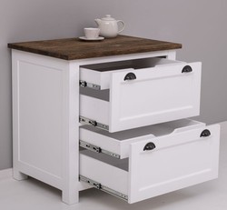 Casa Padrino Meuble de cuisine style campagne avec 2 tiroirs, 92 x 65 x 90 cm Casa Padrino Meuble de cuisine style campagne avec 2 tiroirs, 92 x 65 x 90 cm