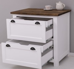 Casa Padrino Meuble de cuisine style campagne avec 2 tiroirs, 92 x 65 x 90 cm Casa Padrino Meuble de cuisine style campagne avec 2 tiroirs, 92 x 65 x 90 cm
