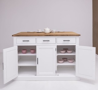 Casa Padrino Küchenschrank im Landhausstil, 160 x 110 x 110 cm