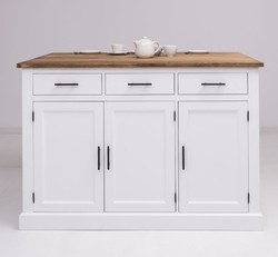 Casa Padrino Mueble de cocina estilo rústico, 160 x 110 x 110 cm Casa Padrino Mueble de cocina estilo rústico, 160 x 110 x 110 cm