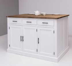 Casa Padrino Mueble de cocina estilo rústico, 160 x 110 x 110 cm Casa Padrino Mueble de cocina estilo rústico, 160 x 110 x 110 cm