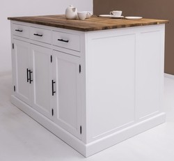 Casa Padrino Mueble de cocina estilo rústico, 160 x 110 x 110 cm Casa Padrino Mueble de cocina estilo rústico, 160 x 110 x 110 cm