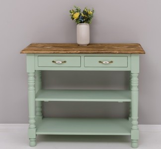 Casa Padrino Consolle stile country con 2 cassetti e 2 ripiani, 110 x 45 x 89 cm Casa Padrino Consolle stile country con 2 cassetti e 2 ripiani, 110 x 45 x 89 cm
