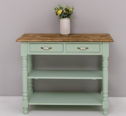 Casa Padrino Consolle stile country con 2 cassetti e 2 ripiani, 110 x 45 x 89 cm Casa Padrino Consolle stile country con 2 cassetti e 2 ripiani, 110 x 45 x 89 cm