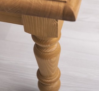 Casa Padrino Couchtisch im Landhausstil mit Eichenholzplatte, 90 x 65 x 45 cm