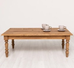 Casa Padrino Tavolino da salotto stile country con piano in rovere, 90 x 65 x 45 cm Casa Padrino Tavolino da salotto stile country con piano in rovere, 90 x 65 x 45 cm