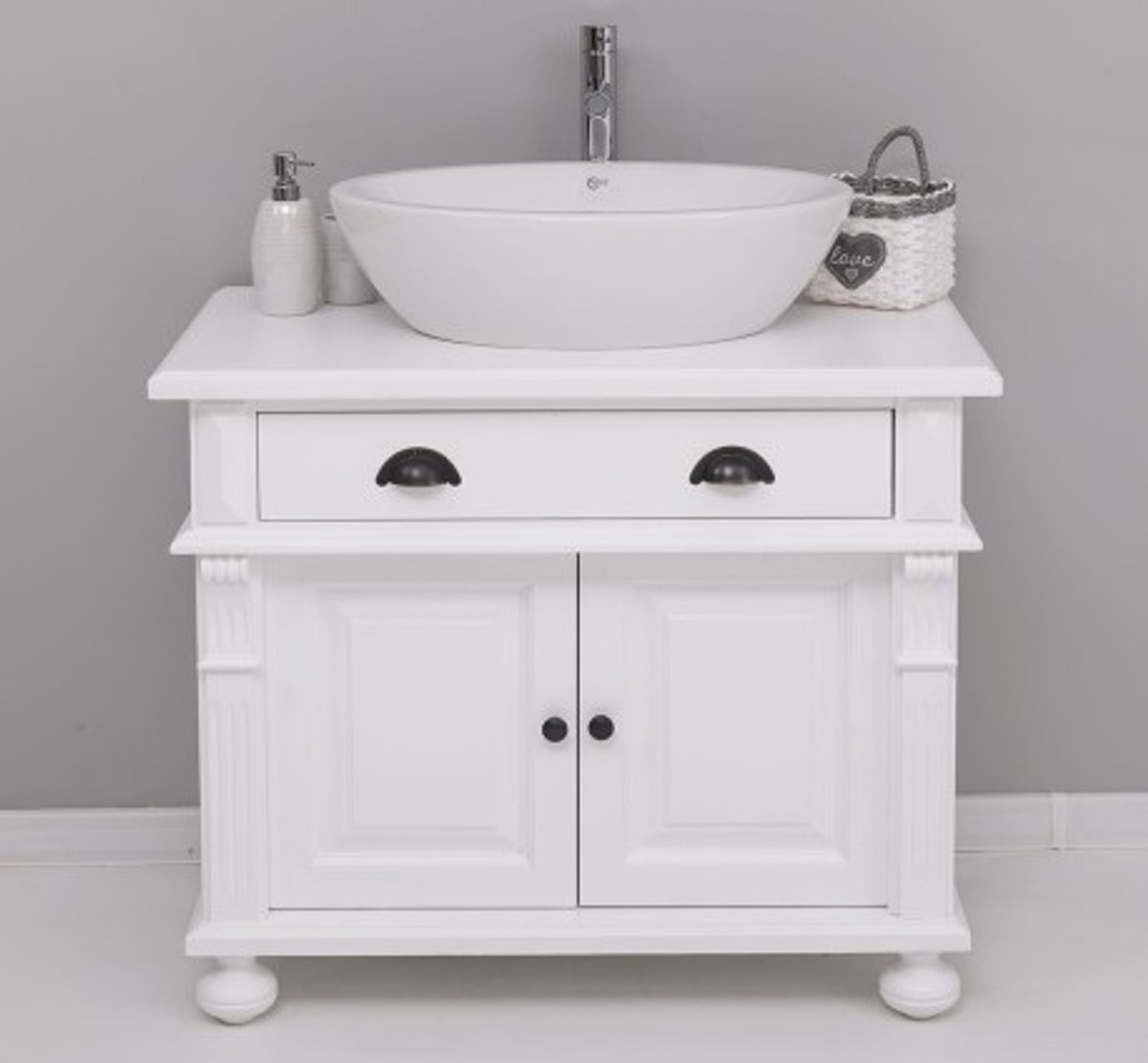 Casa Padrino Meuble-lavabo style campagne, 90 x 51 x 74 cm Casa Padrino Meuble-lavabo style campagne, 90 x 51 x 74 cm