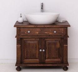 Casa Padrino Meuble-lavabo style campagne, 90 x 51 x 74 cm Casa Padrino Meuble-lavabo style campagne, 90 x 51 x 74 cm