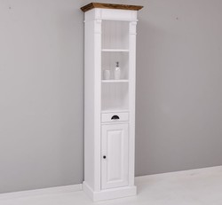 Casa Padrino Mueble de lavabo estilo rústico con 1 puerta y 1 cajón, 55 x 41 x 200 cm Casa Padrino Mueble de lavabo estilo rústico con 1 puerta y 1 cajón, 55 x 41 x 200 cm