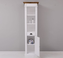Casa Padrino Mueble de lavabo estilo rústico con 1 puerta y 1 cajón, 55 x 41 x 200 cm Casa Padrino Mueble de lavabo estilo rústico con 1 puerta y 1 cajón, 55 x 41 x 200 cm