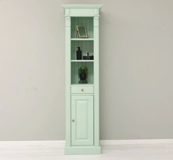 Casa Padrino Mueble de lavabo estilo rústico con 1 puerta y 1 cajón, 55 x 41 x 200 cm Casa Padrino Mueble de lavabo estilo rústico con 1 puerta y 1 cajón, 55 x 41 x 200 cm
