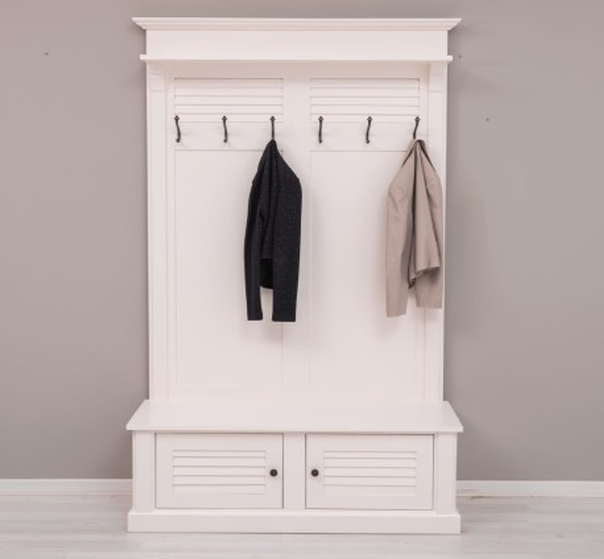 Casa Padrino Portemanteau style campagne avec 2 portes, 140 x 41 x 210 cm Casa Padrino Portemanteau style campagne avec 2 portes, 140 x 41 x 210 cm