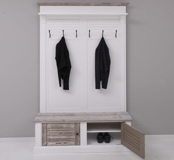 Casa Padrino Portemanteau style campagne avec 2 portes, 140 x 41 x 210 cm Casa Padrino Portemanteau style campagne avec 2 portes, 140 x 41 x 210 cm