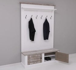 Casa Padrino Portemanteau style campagne avec 2 portes, 140 x 41 x 210 cm Casa Padrino Portemanteau style campagne avec 2 portes, 140 x 41 x 210 cm