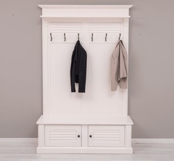 Casa Padrino Portemanteau style campagne avec 2 portes, 140 x 41 x 210 cm Casa Padrino Portemanteau style campagne avec 2 portes, 140 x 41 x 210 cm