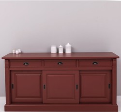 Casa Padrino Sideboard im Landhausstil mit 3 Schubladen, 176 x 51 x 85 cm Casa Padrino Sideboard im Landhausstil mit 3 Schubladen, 176 x 51 x 85 cm