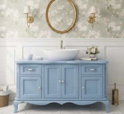 Casa Padrino Mueble de lavabo estilo rústico con 4 puertas y 2 cajones, 140 x 57 x 75 cm Casa Padrino Mueble de lavabo estilo rústico con 4 puertas y 2 cajones, 140 x 57 x 75 cm