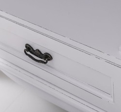 Casa Padrino Guardaroba stile country con 2 ante e 2 cassetti, 140 x 70 x 190 cm