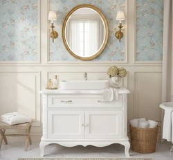 Casa Padrino Mueble de lavabo estilo rústico con 2 puertas y 1 cajón, 100 x 57 x 75 cm Casa Padrino Mueble de lavabo estilo rústico con 2 puertas y 1 cajón, 100 x 57 x 75 cm
