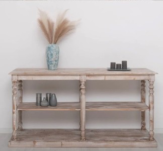 Casa Padrino Consolle stile country con 1 ripiano, 180 x 60 x 89 cm Casa Padrino Consolle stile country con 1 ripiano, 180 x 60 x 89 cm