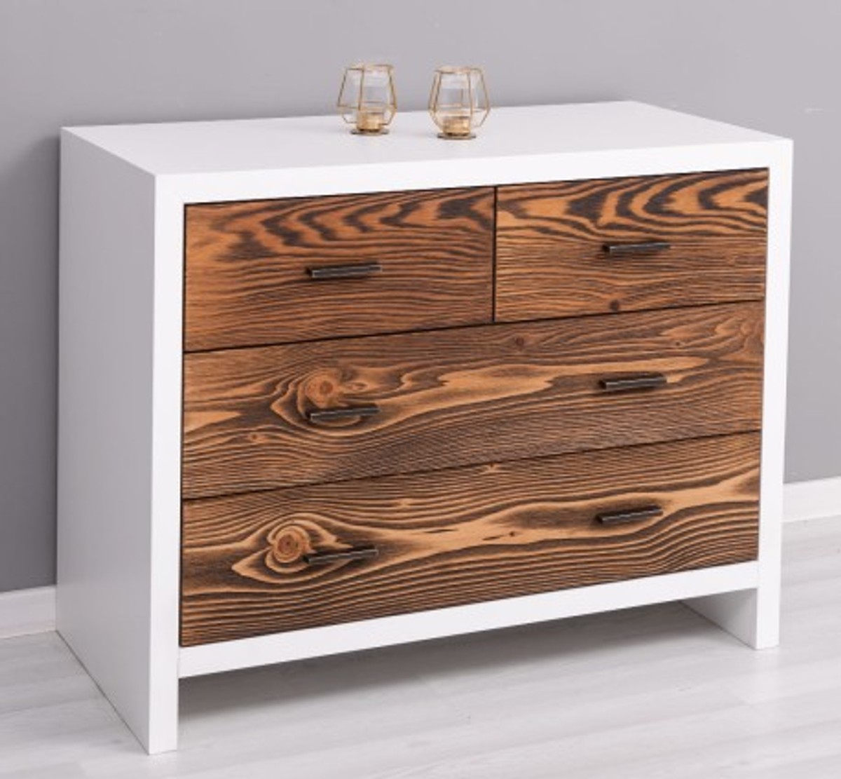 Casa Padrino Commode style campagne avec 4 tiroirs, 100 x 50 x 79 cm Casa Padrino Commode style campagne avec 4 tiroirs, 100 x 50 x 79 cm