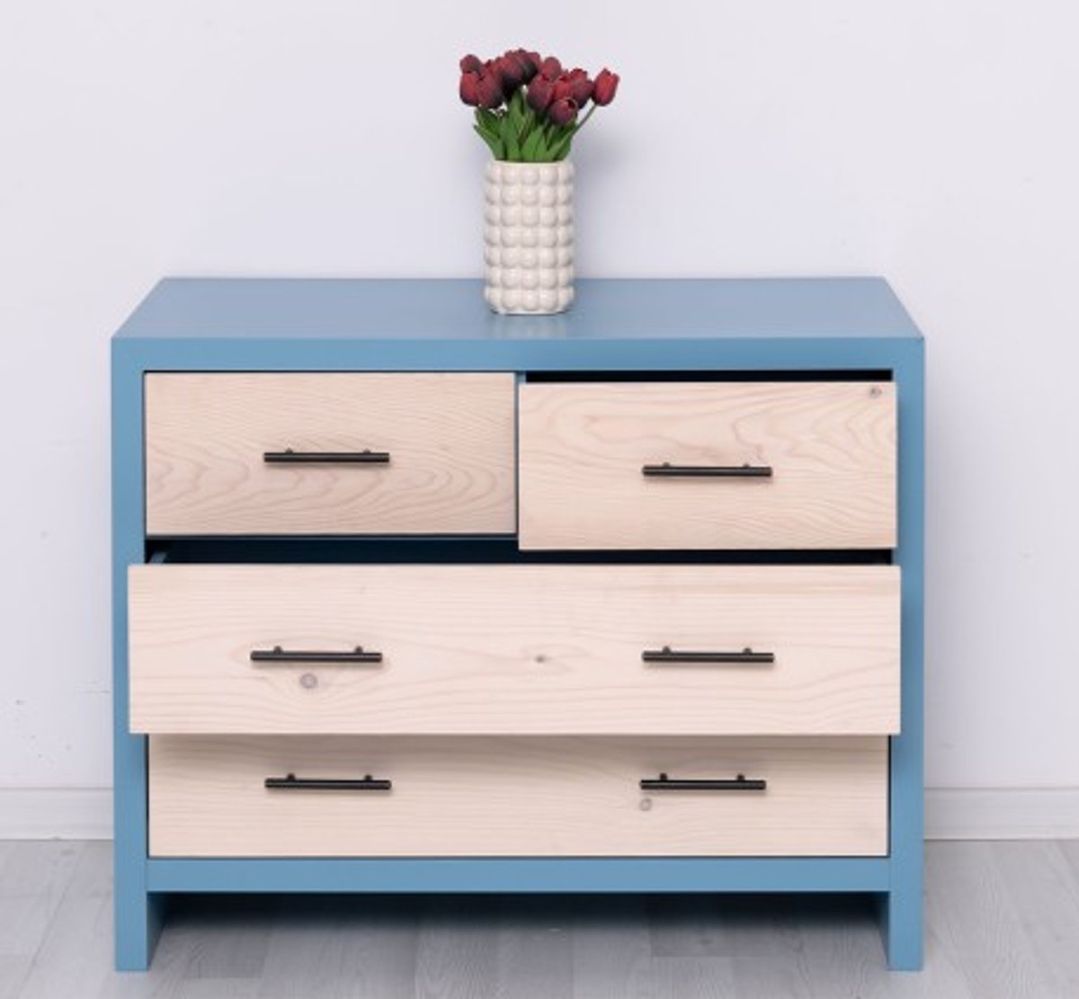 Casa Padrino Commode style campagne avec 4 tiroirs, 100 x 50 x 79 cm Casa Padrino Commode style campagne avec 4 tiroirs, 100 x 50 x 79 cm