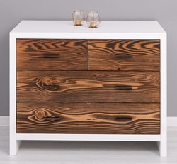 Casa Padrino Commode style campagne avec 4 tiroirs, 100 x 50 x 79 cm Casa Padrino Commode style campagne avec 4 tiroirs, 100 x 50 x 79 cm