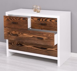 Casa Padrino Commode style campagne avec 4 tiroirs, 100 x 50 x 79 cm Casa Padrino Commode style campagne avec 4 tiroirs, 100 x 50 x 79 cm