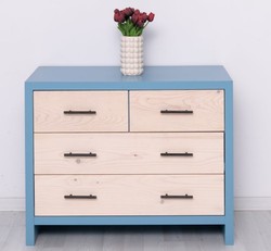 Casa Padrino Commode style campagne avec 4 tiroirs, 100 x 50 x 79 cm Casa Padrino Commode style campagne avec 4 tiroirs, 100 x 50 x 79 cm