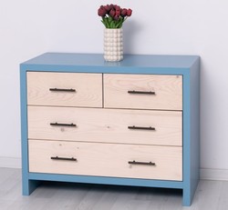 Casa Padrino Commode style campagne avec 4 tiroirs, 100 x 50 x 79 cm Casa Padrino Commode style campagne avec 4 tiroirs, 100 x 50 x 79 cm